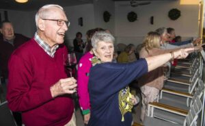 Riverfire Night on the rooftop