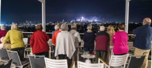 Riverfire Night on the rooftop