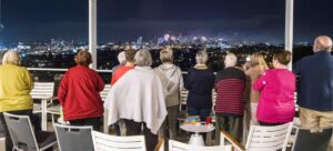 Riverfire Night on the rooftop