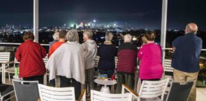 Riverfire Night on the rooftop